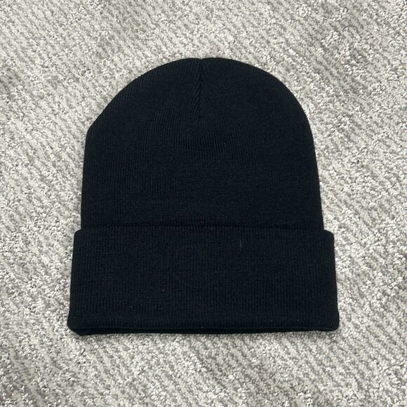 Bucees Knit Beanie Hat Black Cuffed Adult Unisex One Size Fits All Beaver Logo - Picture 5 of 5